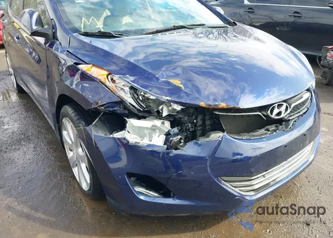 2013 Hyundai Elantra Limited z USA, uszkodzony, nr VIN 5NPDH4AE4DH450772